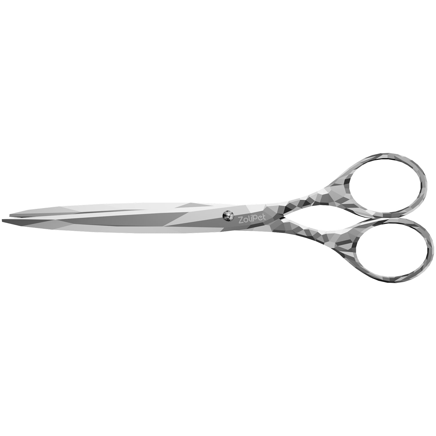 ZoliPet Professional Grooming Shears | 6.5" Diamond-Cut Blades, Forged from Japanese 440C Stainless Steel.