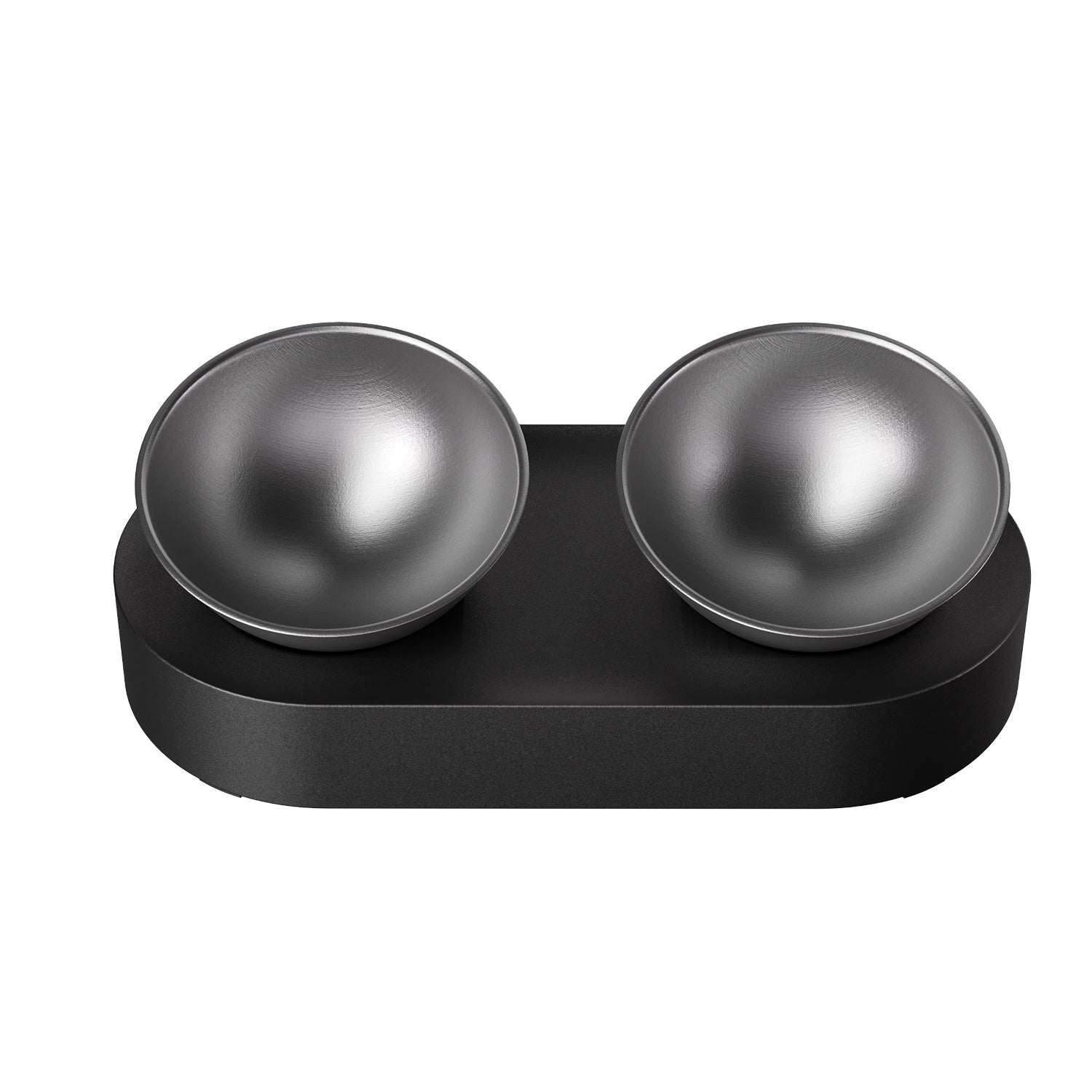 ZoliPet Raised Dog Cat Food Bowl 304 Stainless Steel, Elevated Pet Food and Water Bowl Dishes, Elevated Cat Bowls, Non-Slip Tilted Cat Bowl No Spill