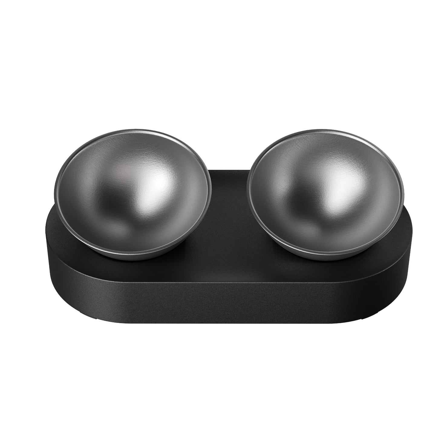 ZoliPet Raised Dog Cat Food Bowl 304 Stainless Steel, Elevated Pet Food and Water Bowl Dishes, Elevated Cat Bowls, Non-Slip Tilted Cat Bowl No Spill